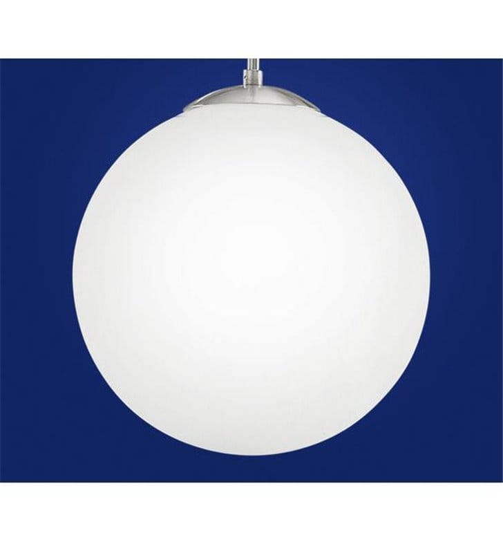 Szklana lampa wisząca Rondo 30cm kula okrągła ball do kuchni salonu nad okrągły stół