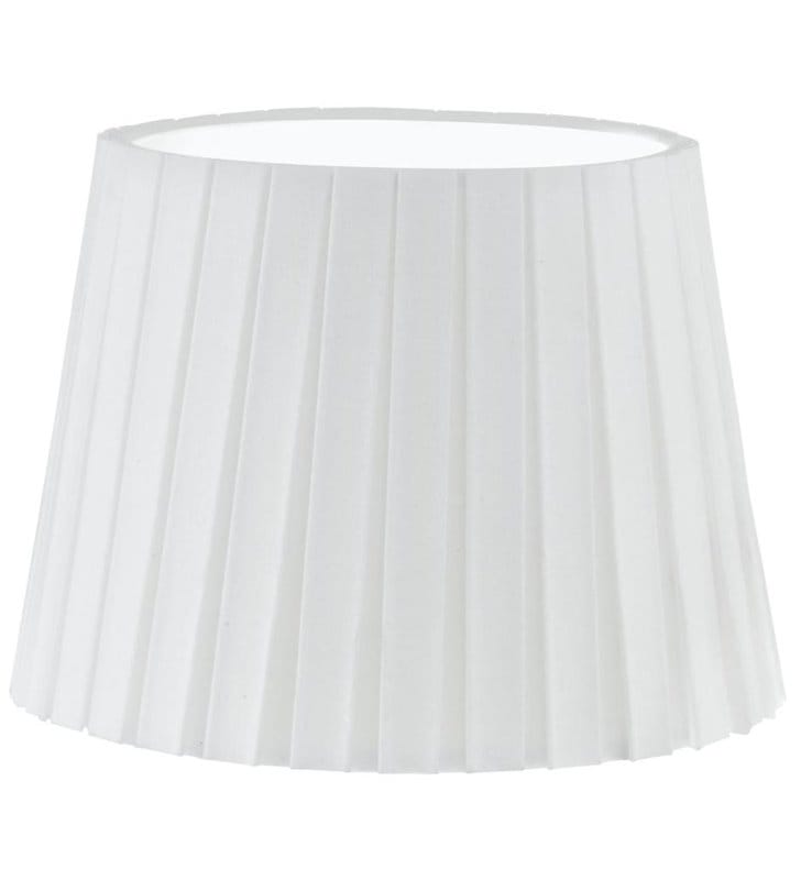 Lampa Vintage(3) - abażur biały plisowany - DOSTĘPNY OD RĘKI