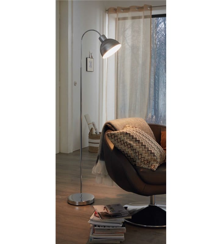 Lampa podłogowa Boleigh nowoczesna metalowa w stylu vintage