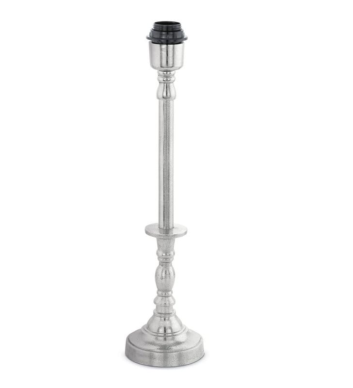 Srebrna lampa stołowa Bedworth(2) - podstawa - DOSTĘPNA OD RĘKI