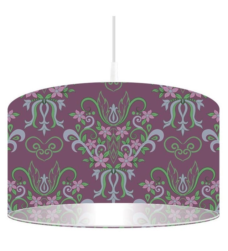 Lampa wisząca Fioletowy Ornament