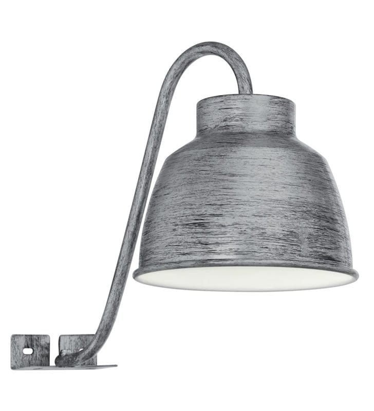 Lampa montowana na szafce np. łazienkowej kuchennej Epila w stylu vintage kolor antyczne srebro IP44