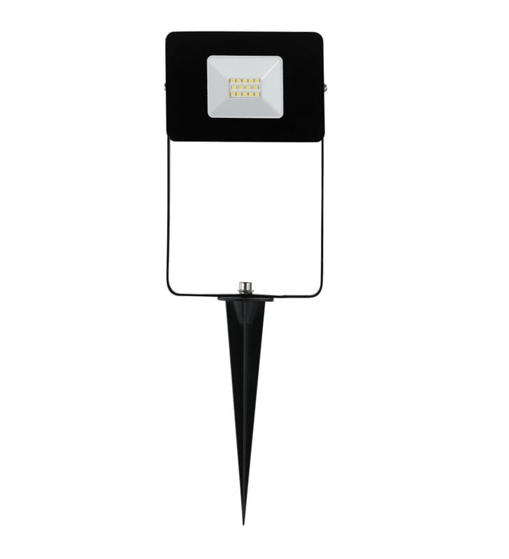 Lampa ogrodowa naświetlacz reflektor Faedo4 LED czarny ze szpikulcem kabel z wtyczką IP44