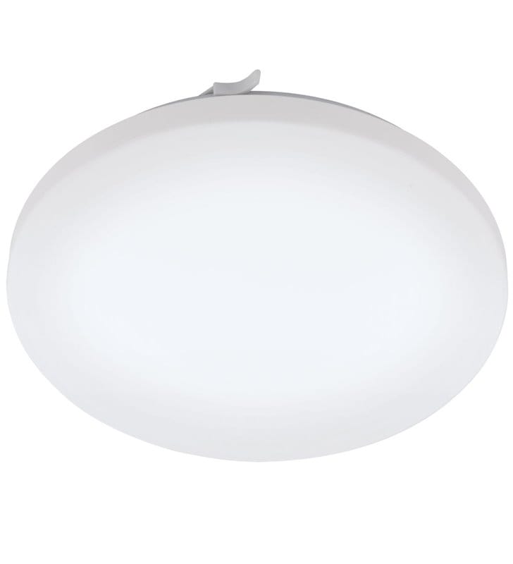 Biały okrągły plafon łazienkowy Frania IP44 33cm
