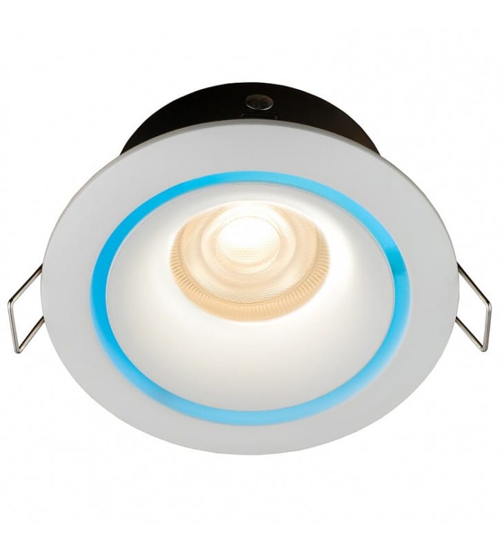 Lampa sufitowa Foxtrot do wbudowania podtynkowa łazienkowa 4 kolorowe nakładki