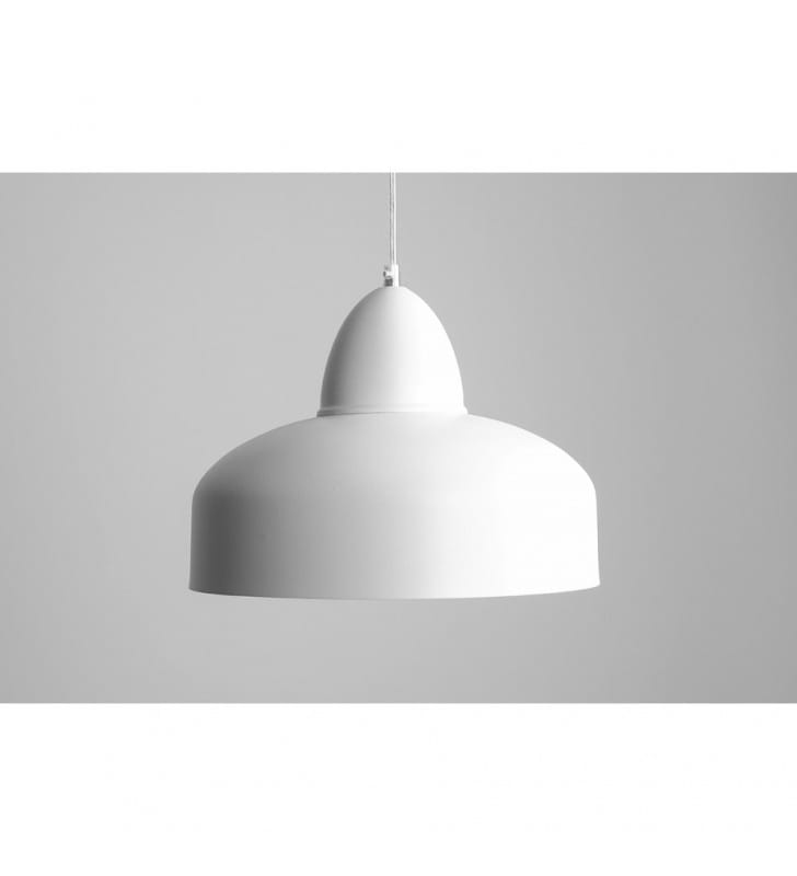 Lampa wisząca Como biała metalowa loftowa do salonu sypialni kuchni jadalni