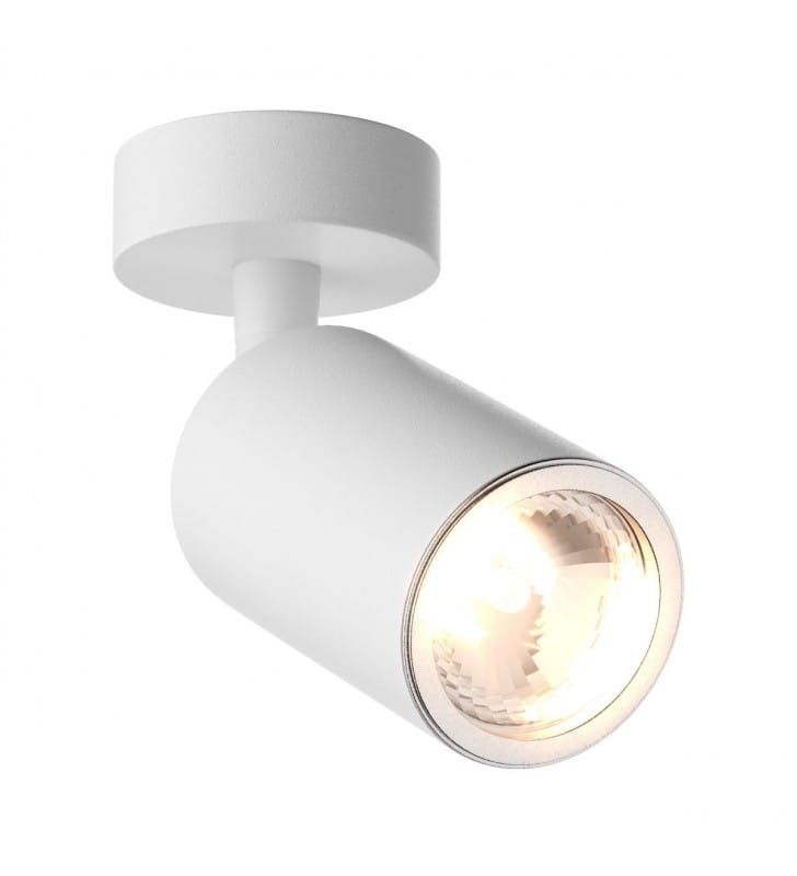 Mały nowoczesny biały kinkiet Tori lampa sufitowa reflektorek spot