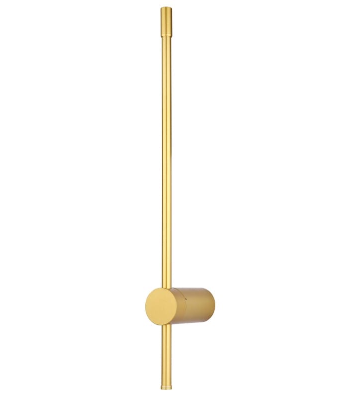 Nowoczesny minimalistyczny złoty kinkiet obrotowy Chasey LED 63cm - 2 OSTATNIE SZT OD RĘKI