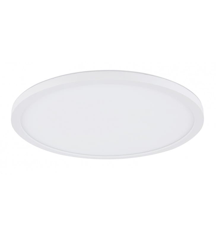 Biały okrągły plafon łazienkowy Sapana LED 29cm